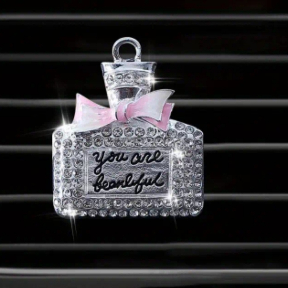 Bling Perfume Bottle Car Air Freshner & Accessory